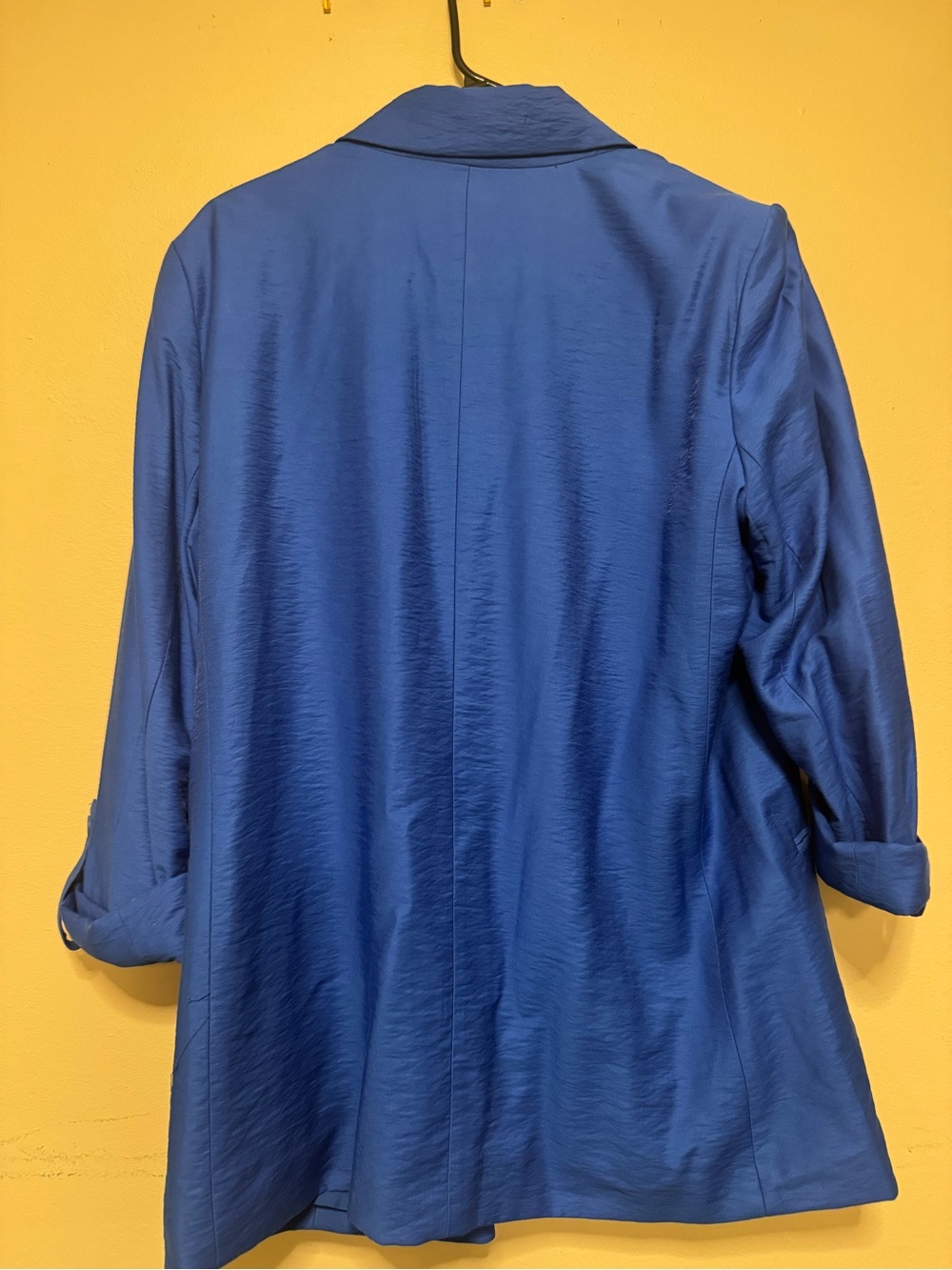 Cobalt Blue Open-Front Blazer - Picture 3 of 5